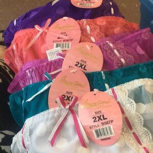 5 pairs of Angelina Junior 2XL underwear